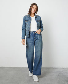 Women´s Trucker Jacket - Blue 63_420E001_AZU184140_0