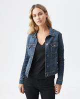 Women's Denim Jackets, Dark Wash 420F000 - 1