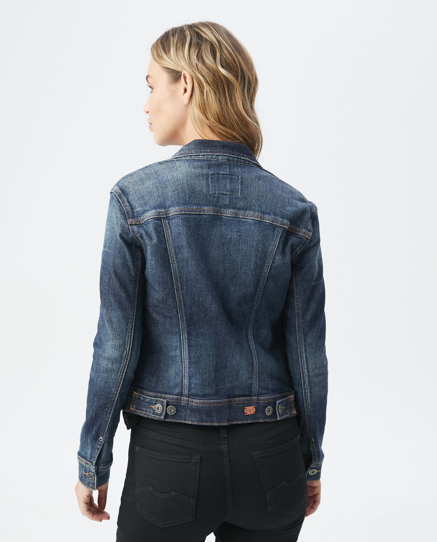 Women's Denim Jackets, Dark Wash 420F000 - 3