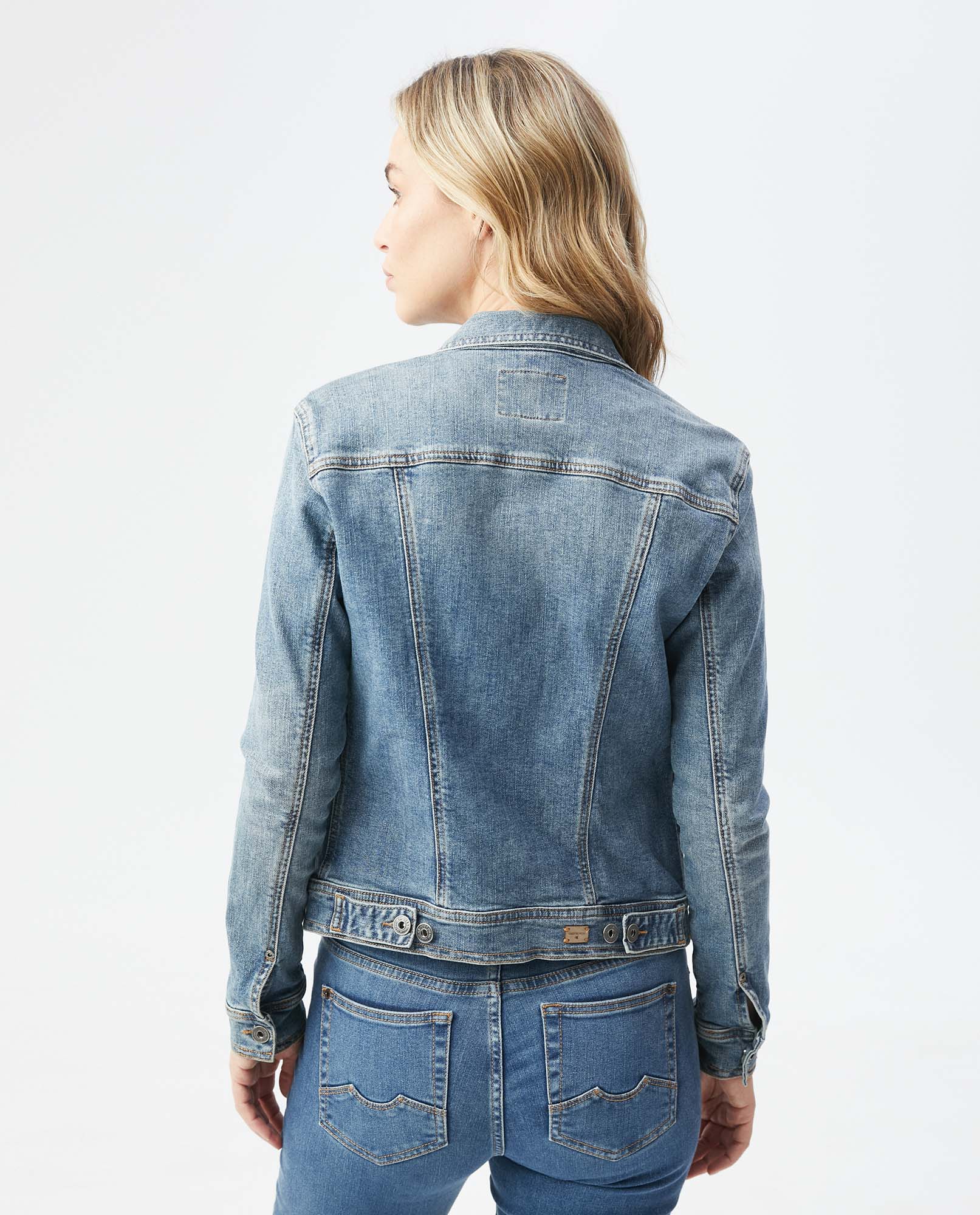 Women's Denim Jackets, Medium Wash - 4