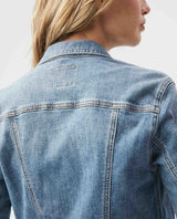 Women's Denim Jackets, Medium Wash - 5