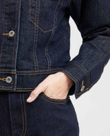Light Blue Denim Jacket Straight Fit for Women - Blue 421G001 - 3