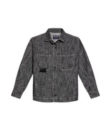 Womens Shirt Shacket Formal Silhouette Cotton Non-Stretch Gray Wash - Gray 63_421H000_GRI194305_3