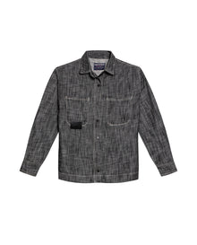 Womens Shirt Shacket Formal Silhouette Cotton Non-Stretch Gray Wash - Gray 63_421H000_GRI194305_3