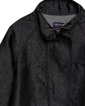 Womens Jacket High Collar Cotton Polyester Sheen Black Wash Mothers - Black 63_421H102_NEG194004_8