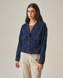 Women´s Denim Trucker Jacket - Blue 63_422H000_AZU194052_3