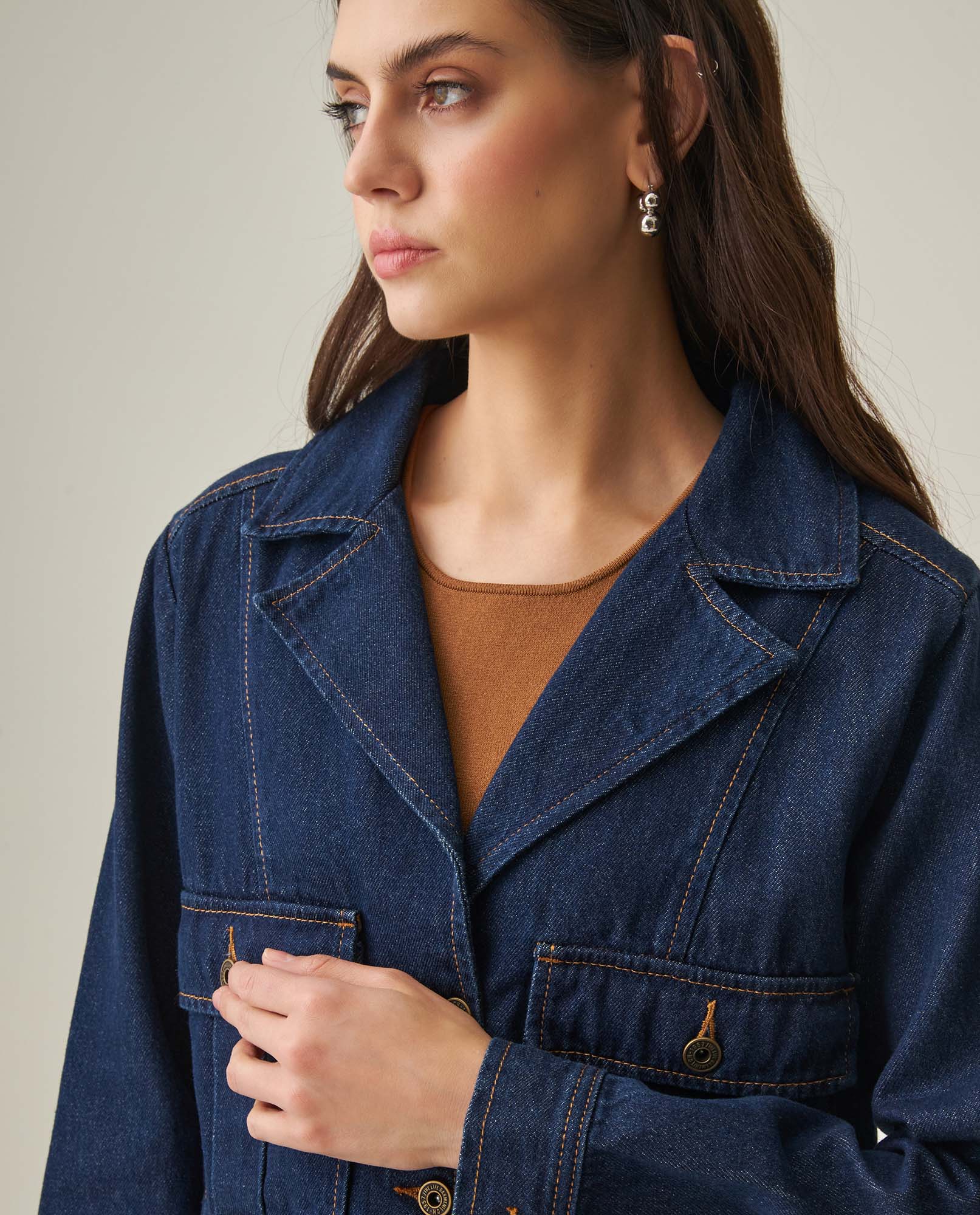 Women´s Denim Trucker Jacket - Blue 63_422H000_AZU194052_5