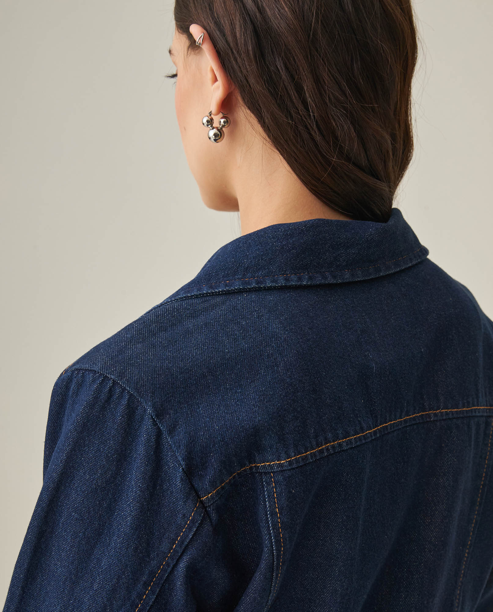 Women´s Denim Trucker Jacket - Blue 63_422H000_AZU194052_7