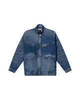 Womens Denim Bomber Jacket - Special Collection - Blue 63_422H202_AZU194052_4
