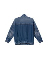 Womens Denim Bomber Jacket - Special Collection - Blue 63_422H202_AZU194052_6