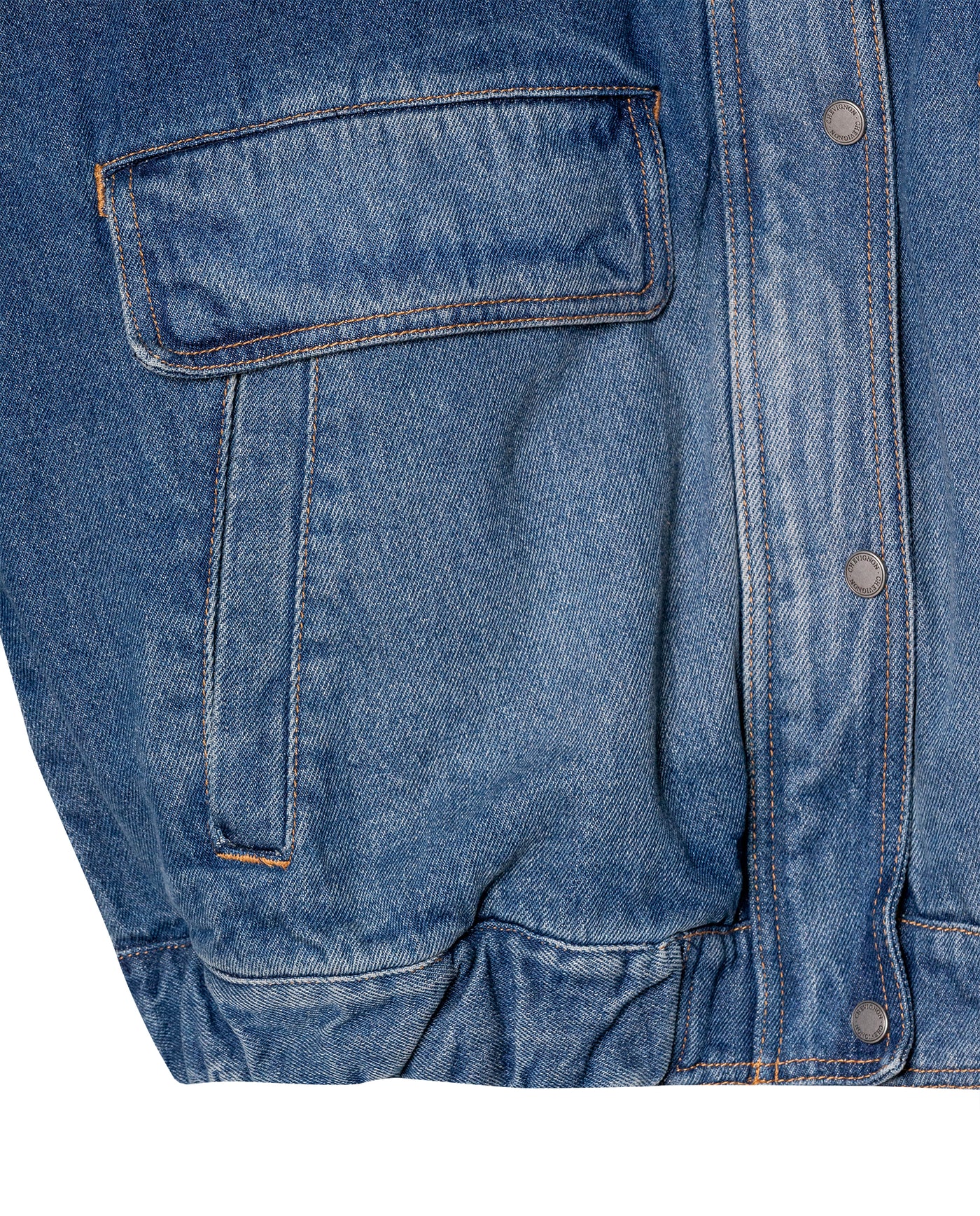 Womens Denim Bomber Jacket - Special Collection - Blue 63_422H202_AZU194052_8