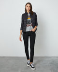 Women's Jeans de Algodón Elástico - Black 63_430E000_A02791_0
