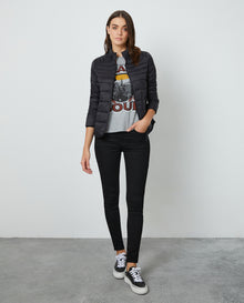 Women's Jeans de Algodón Elástico - Black 63_430E000_A02791_0