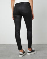 Women's Denim-High-rise Jeans, Black Wash 430E003 - 2