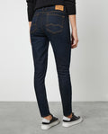 Women's Denim-High-rise Jeans, Dark Wash 430E005 - 3