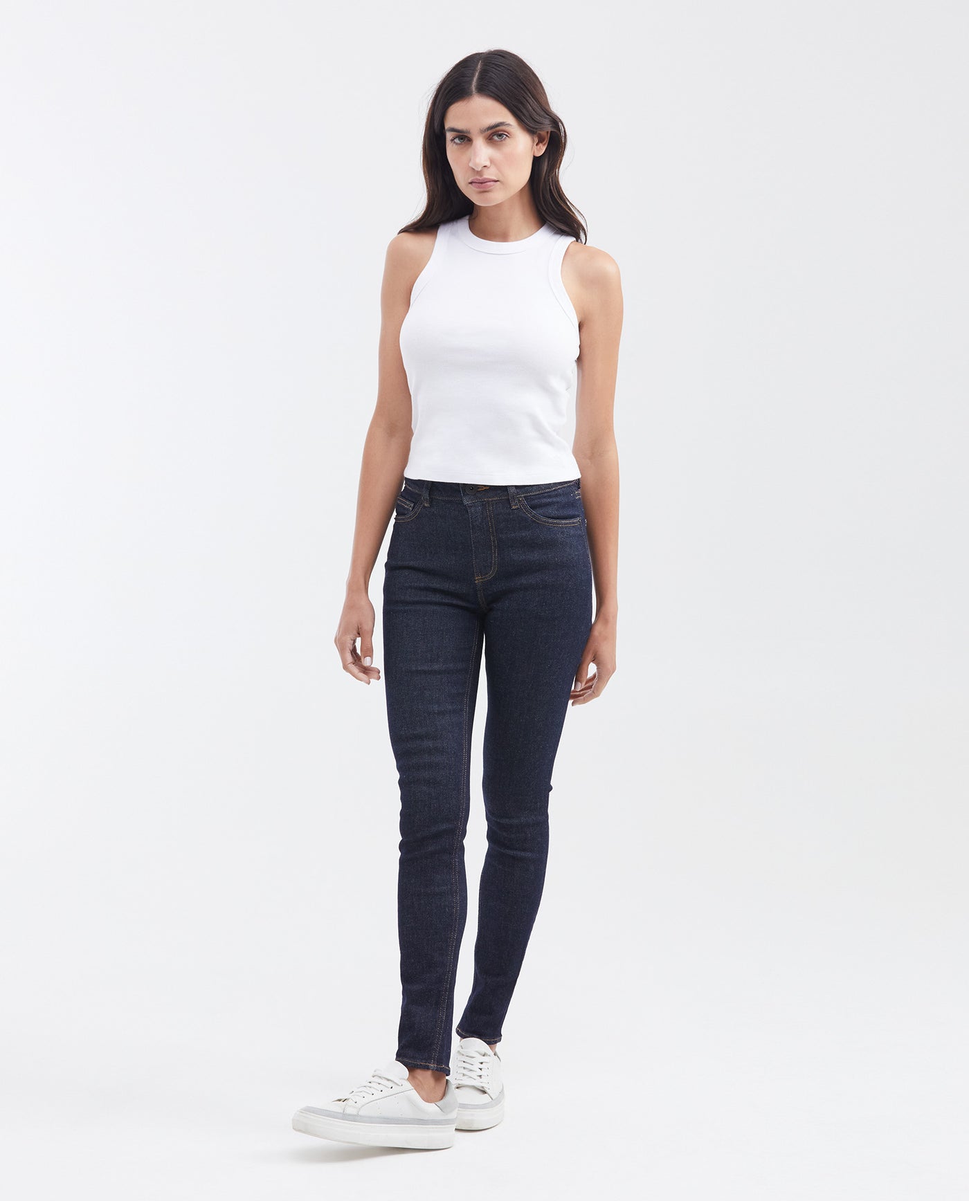 Women's Cosmo Jeans High-Rise Skinny Ultra Dark Recycled Blend - 2