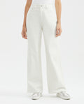 Women's Special Fit Wide Leg Jeans Raw Wash in Cotton - 1