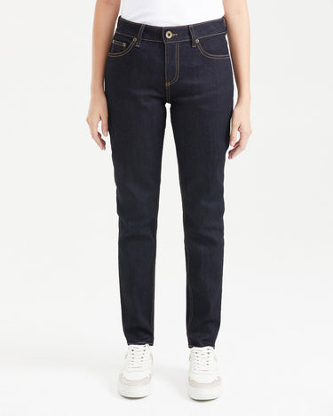 LOW RISE JEANS IN ULTRA DARK WASH