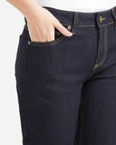 LOW RISE JEANS IN ULTRA DARK WASH