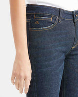 Women's Jeans, Low Rise, Skinny Bootcut - Ultra Dark Blue 431G003 - 2