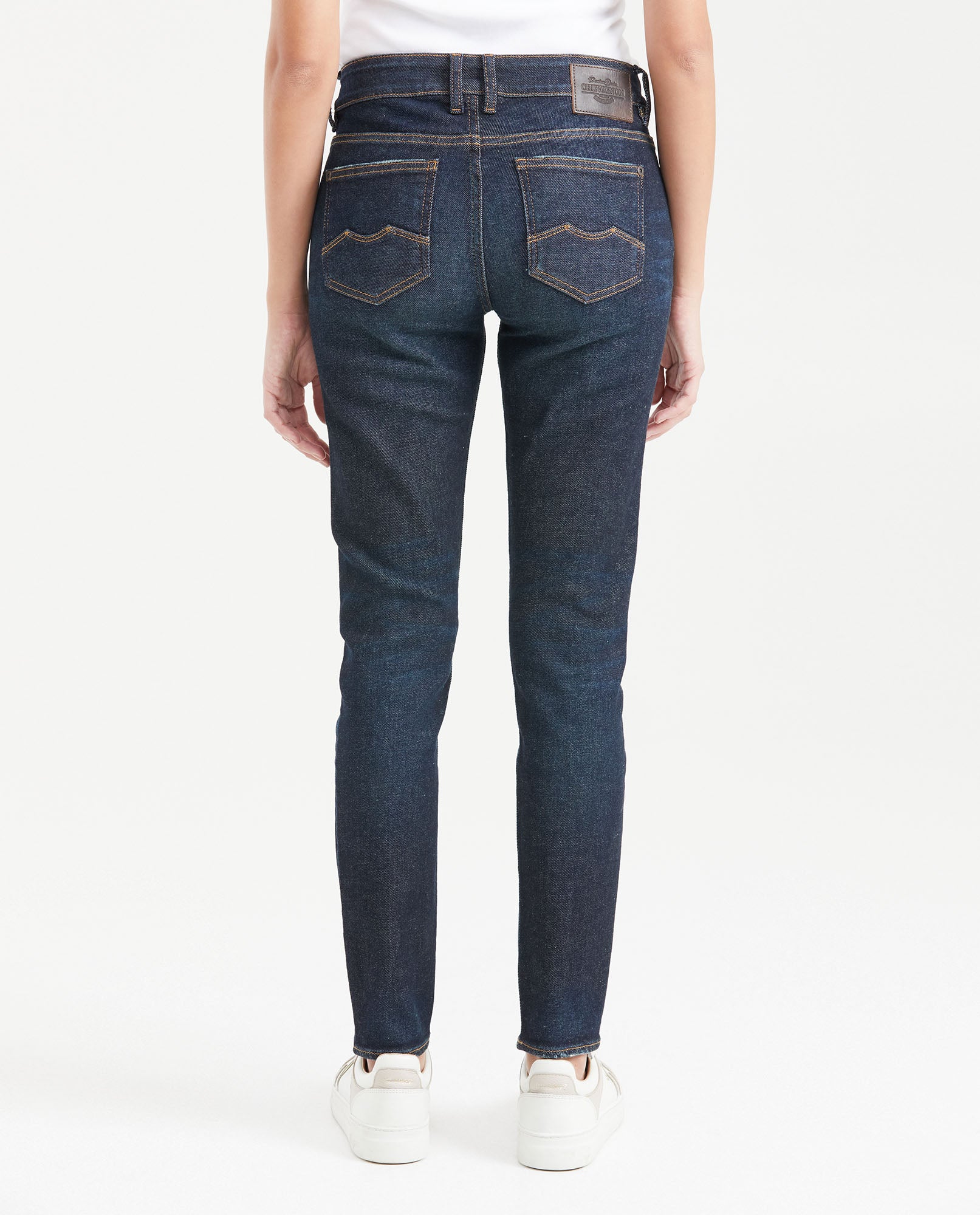 Women's Jeans, Low Rise, Skinny Bootcut - Ultra Dark Blue 431G003 - 4