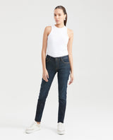 Women's Jeans, Low Rise, Skinny Bootcut - Ultra Dark Blue 431G003 - 6