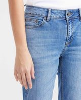 Women's Jeans, Low Rise Skinny Bootcut - Mid Blue 431G004 - 2