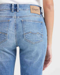Women's Jeans, Low Rise Skinny Bootcut - Mid Blue 431G004 - 4