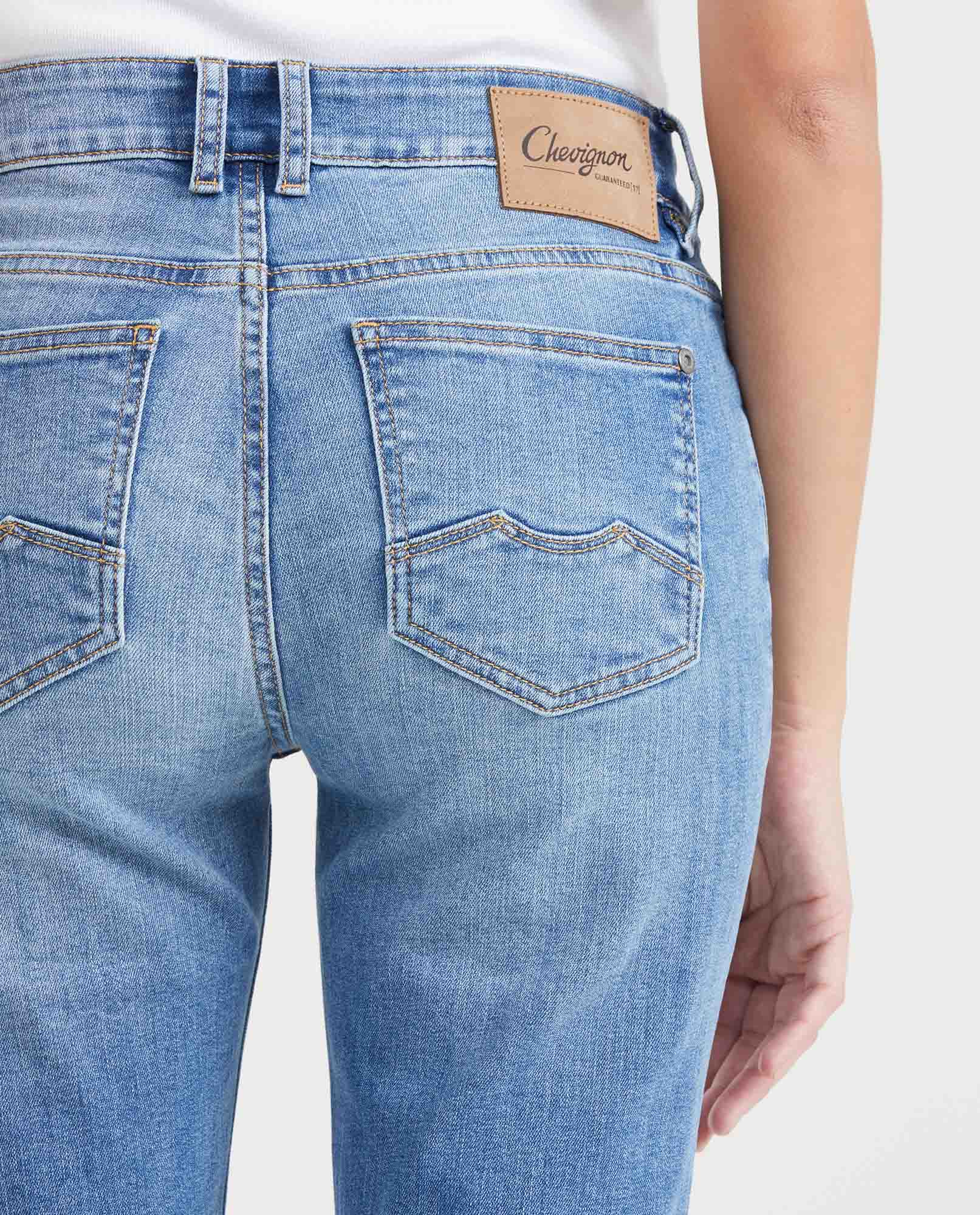 Women's Jeans, Low Rise Skinny Bootcut - Mid Blue 431G004 - 4