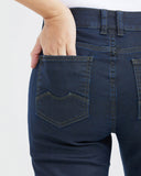 HIGH RISE COSMO JEANS IN DARK WASH