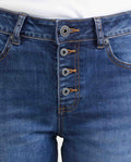 Women's Jeans, High Rise, Skinny Boot - Medium Blue 431G008 - 2