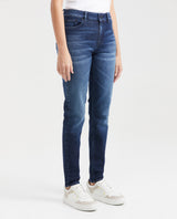 Women's Cosmo Jeans High-Rise Fitted Leg Ultra Dark Recycled Cotton Blend - 3