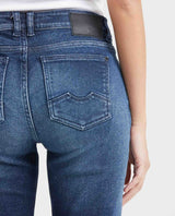 Women's Cosmo Jeans High-Rise Fitted Leg Ultra Dark Recycled Cotton Blend - 5