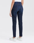 Women's Jeans, High Rise, Skinny Bootcut - Ultra Dark Blue 431G013 - 4