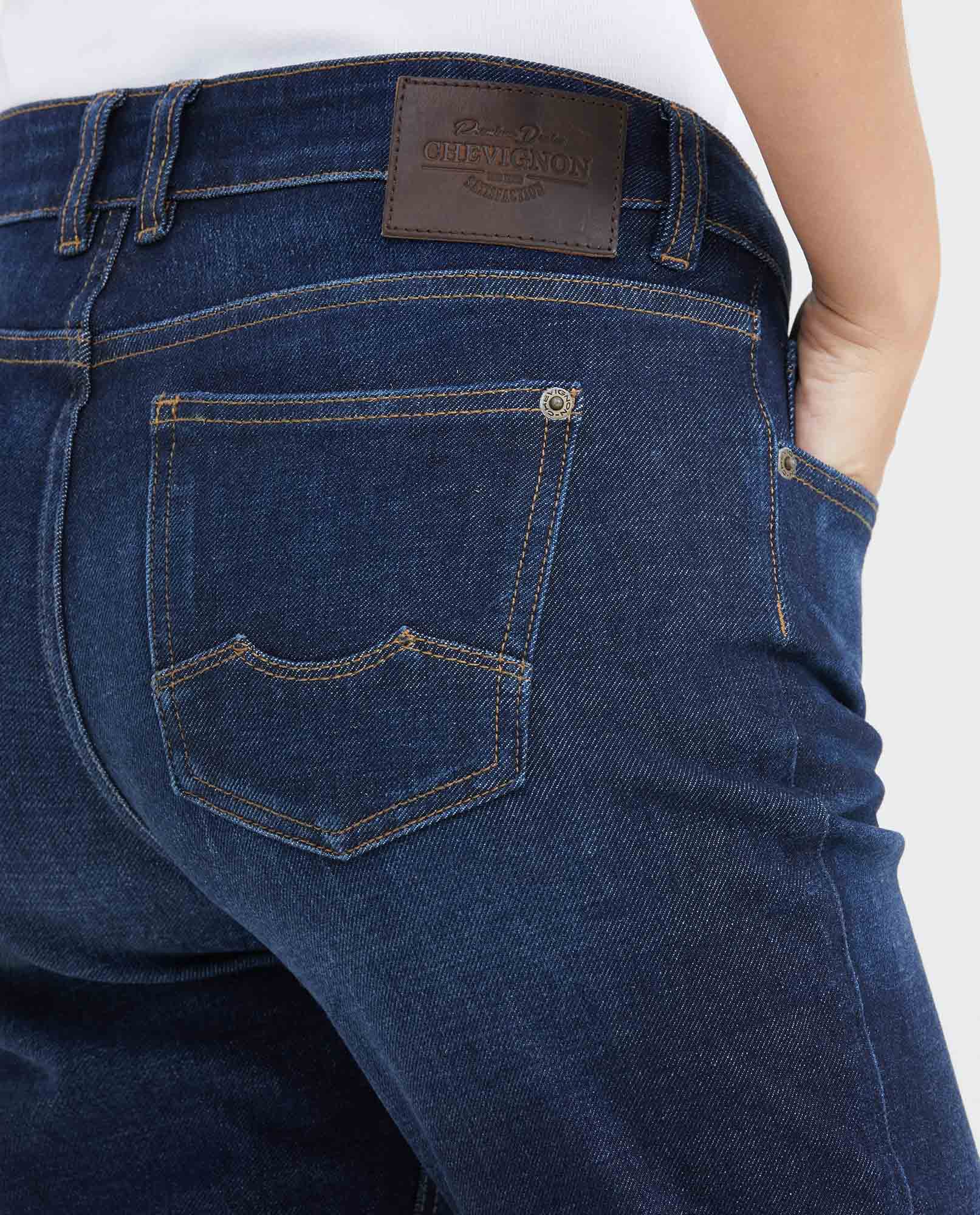 Women's Jeans, High Rise, Skinny Bootcut - Ultra Dark Blue 431G013 - 5