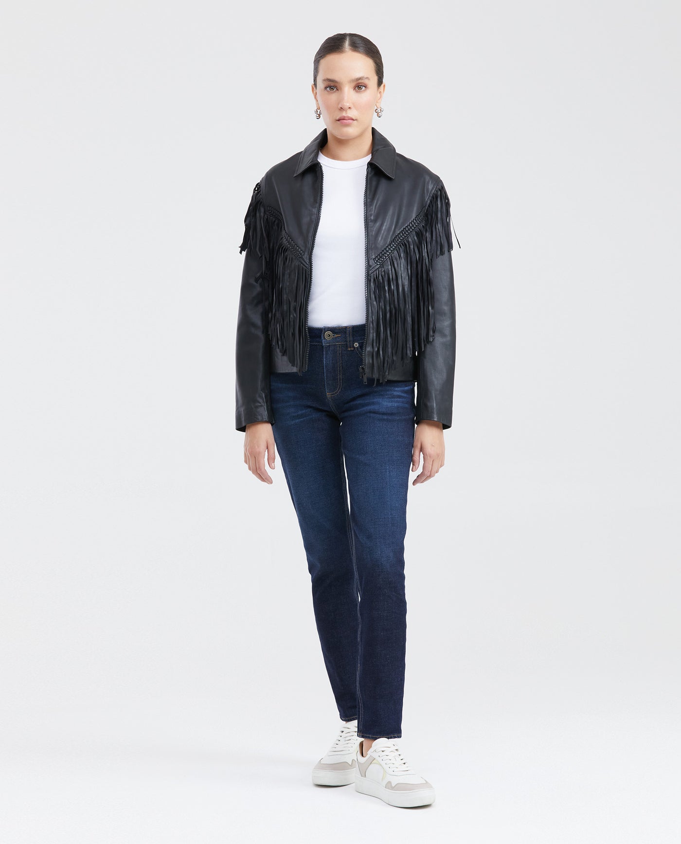 Women's Jeans, High Rise, Skinny Bootcut - Ultra Dark Blue 431G013 - 6