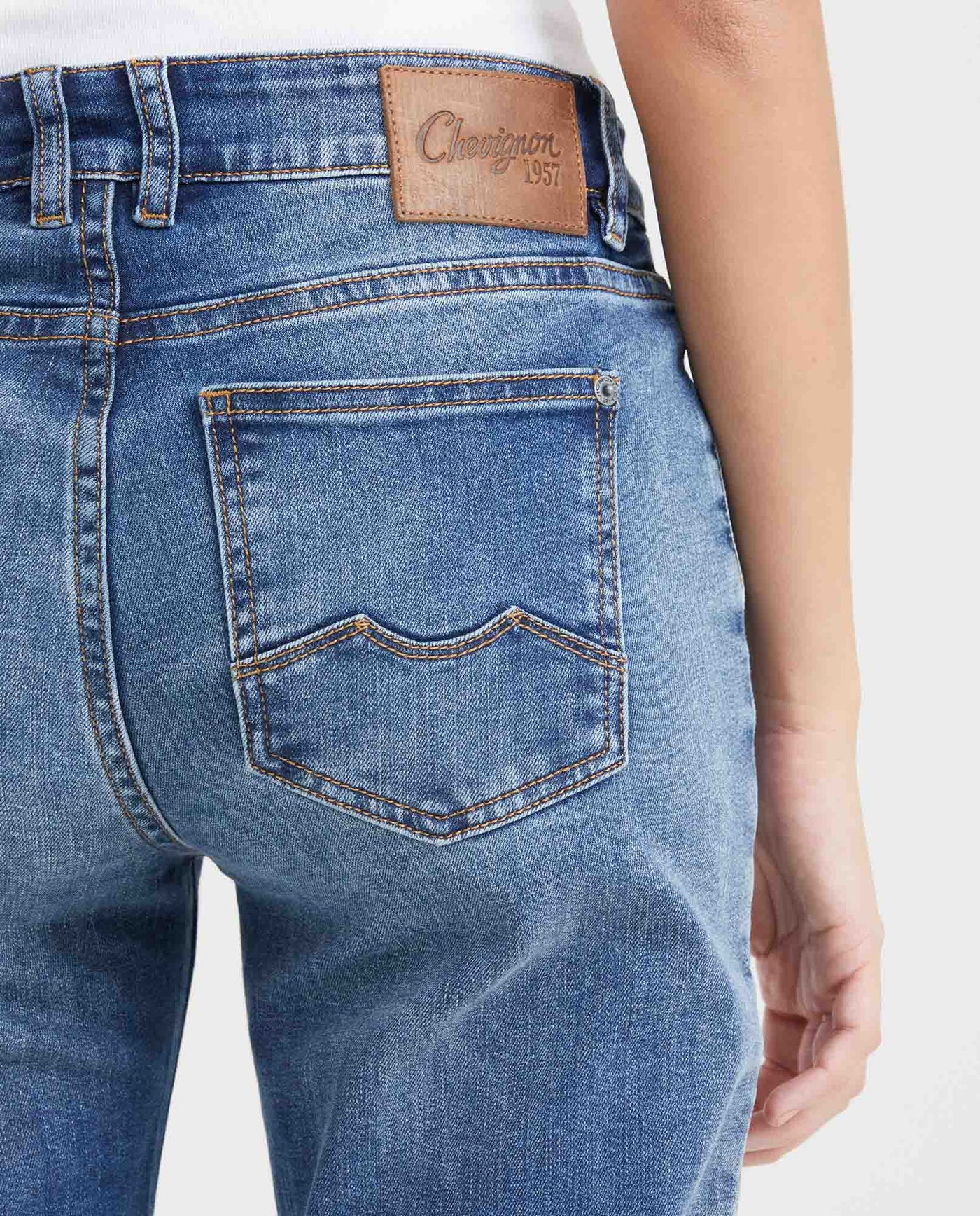 Women's Jeans, High Rise Skinny Boot - Medium Blue 431G014 - 4