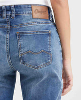 Women's Jeans, High Rise Skinny Boot - Medium Blue 431G014 - 4