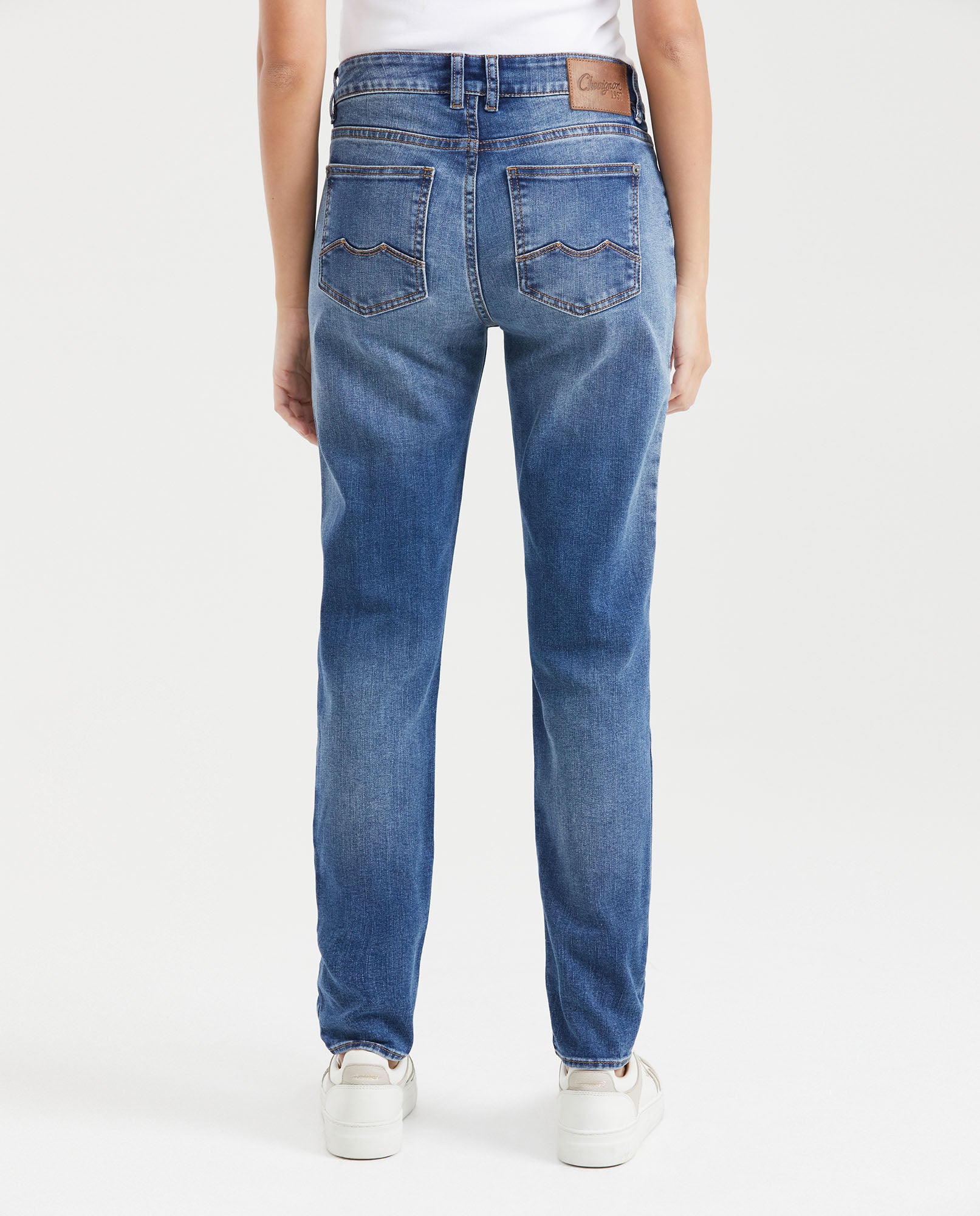 Women's Jeans, High Rise Skinny Boot - Medium Blue 431G014 - 5