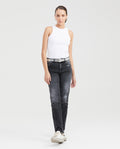 Women's Jeans, High Rise Skinny Boot - Gray 431G015 - 7