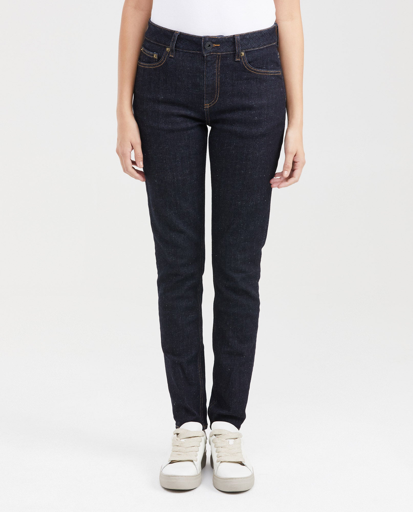 Women's Jeans, High Rise, Skinny Boot - Ultra Dark Blue 431G018 - 1