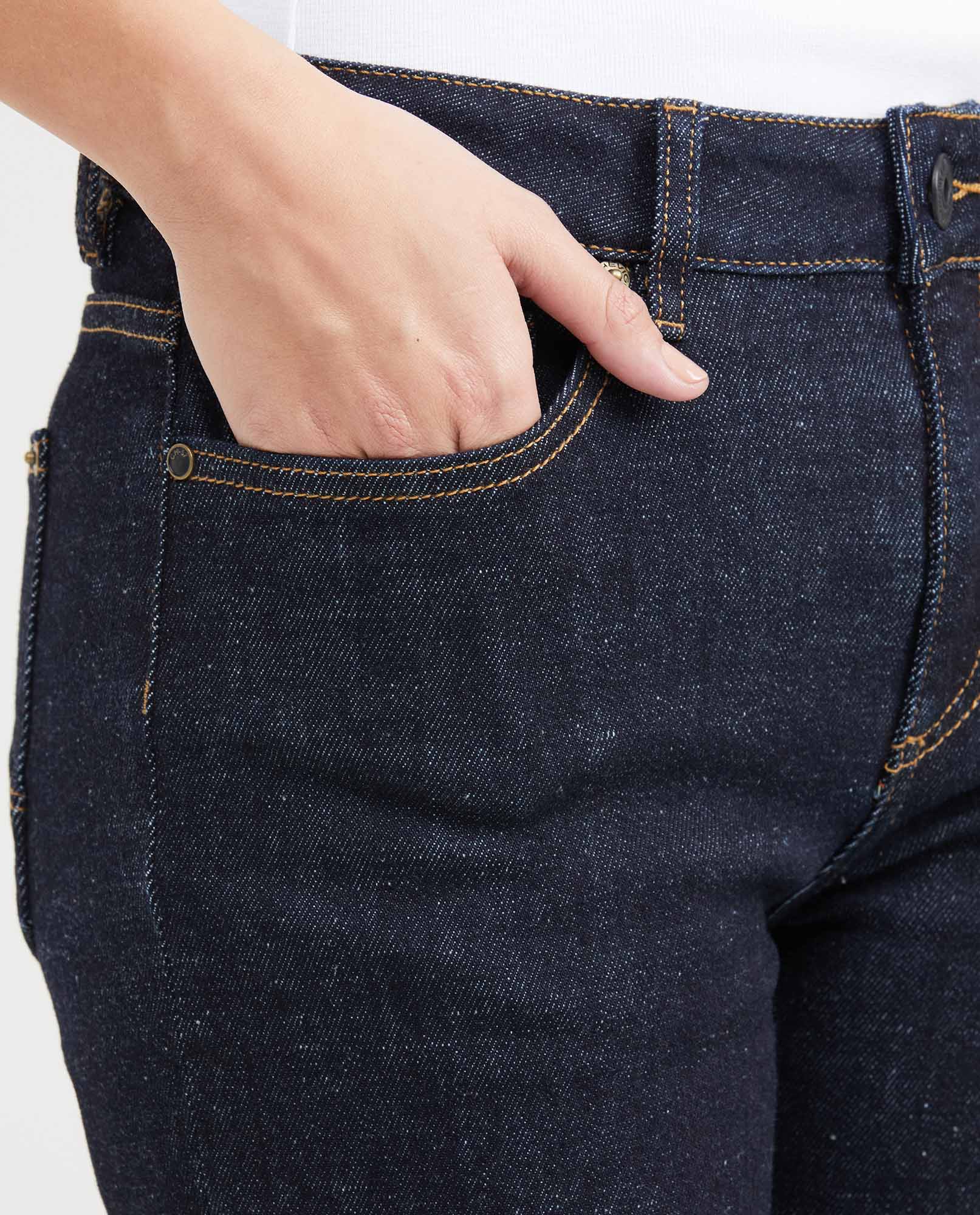 Women's Jeans, High Rise, Skinny Boot - Ultra Dark Blue 431G018 - 11
