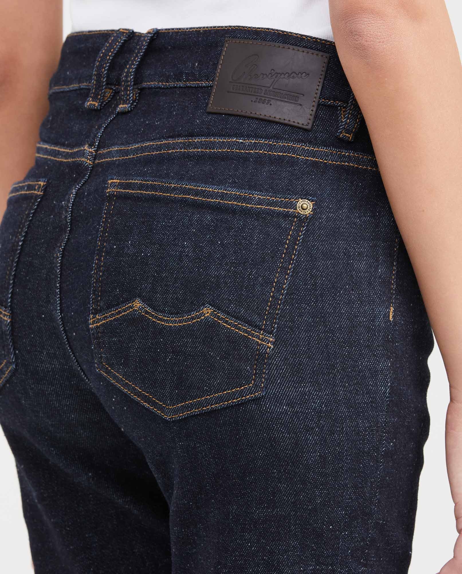 Women's Jeans, High Rise, Skinny Boot - Ultra Dark Blue 431G018 - 6