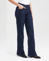 Jean High Rise Relaxed Dark Blue Bootcut for Women - Blue 431G019 - 3