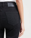 Jean Super High Rise Skinny Boot Black Animal Print for Women - Gray 431G024 - 5