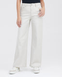 WIDE LEG JEANS IN WHITE