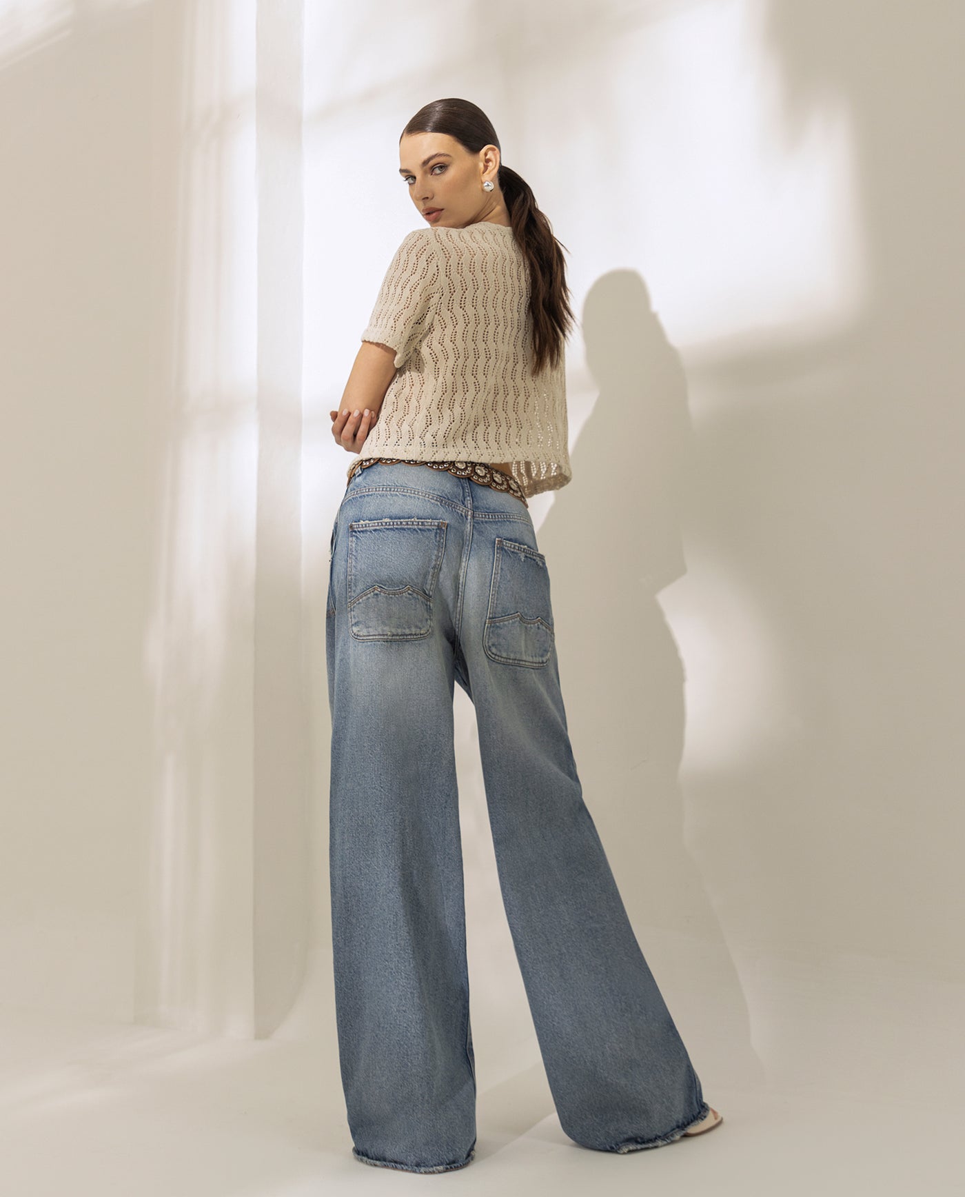 Women's Cotton Denim - Blue 431G146 - 2