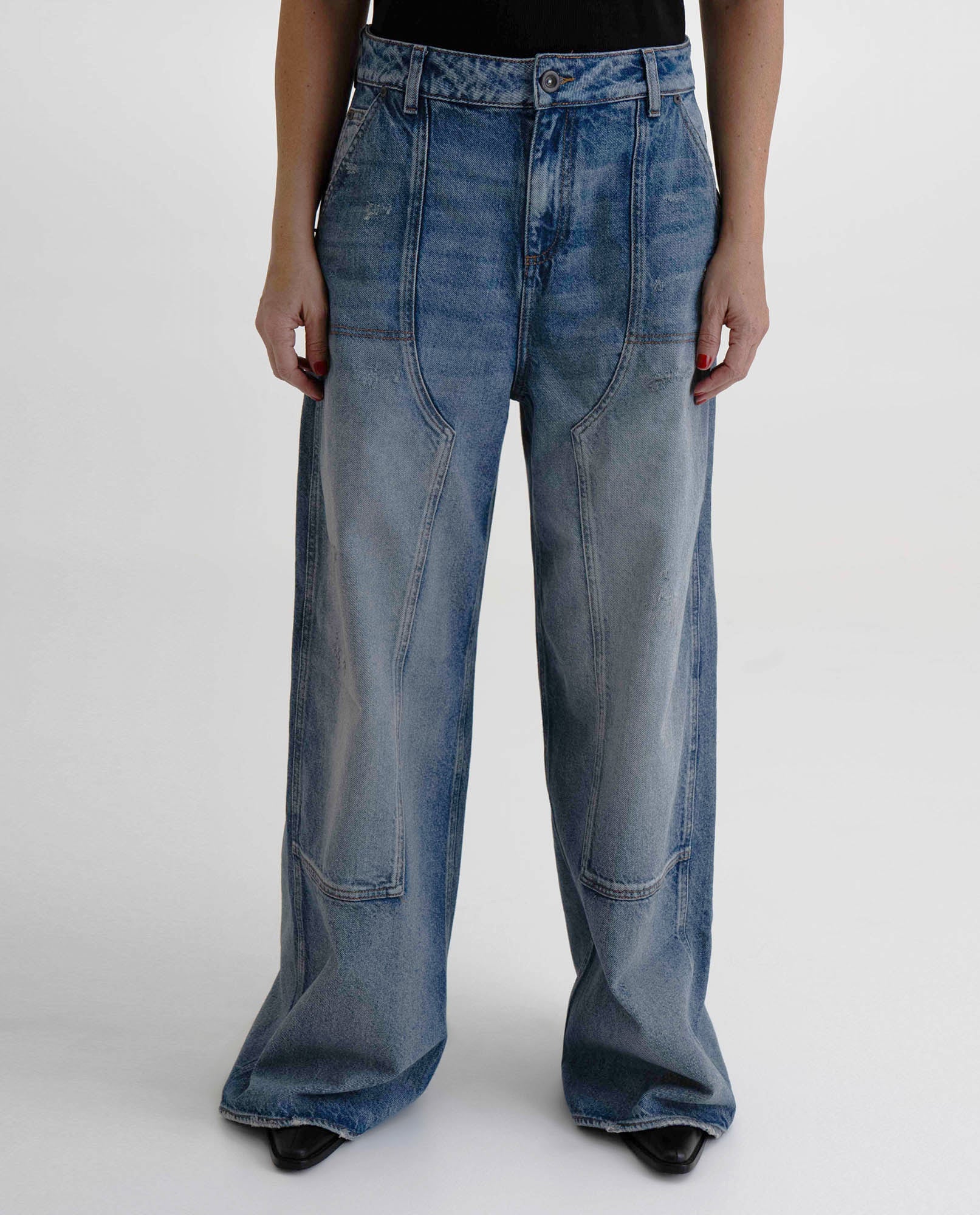 Women's Cotton Denim - Blue 431G146 - 3