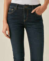 Womens Jeans New Skinny Low Rise Recycled Cotton Polyester Elastane Ultra Dark Wash - Blue 63_431H000_AZU193924_5
