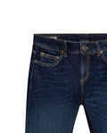 Womens Jeans New Skinny Low Rise Recycled Cotton Polyester Elastane Ultra Dark Wash - Blue 63_431H000_AZU193924_8